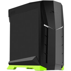 Silverstone RAVEN RVX01BV-W USB 3.0, Tower ATX, w/ window kit, 3 x AP122 included, Black with green trim [24] kućište za računar Cene